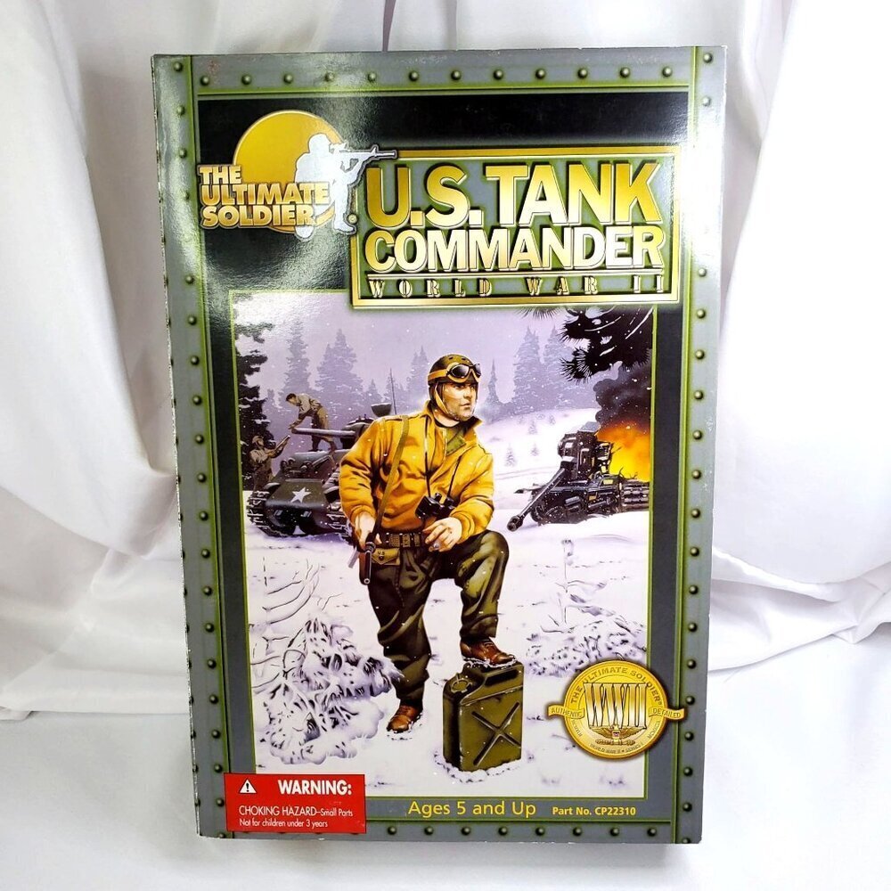 VTG The Ultimate Soldier U.S. Tank Commander WWII Action Figure 12" No. CP22310